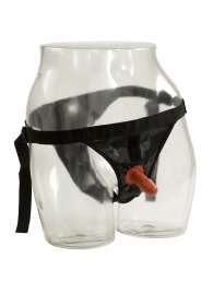 Трусики со штырьком для фиксации насадок Ultra Harness with Plug - Doc Johnson - купить с доставкой во Владикавказе