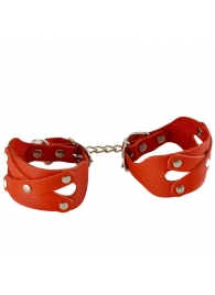 Красные наручники «Цезарь» - Sitabella - купить с доставкой во Владикавказе