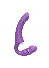 Фиолетовый безремневой страпон Straples Strap-On Dildo - Erokay - купить с доставкой во Владикавказе