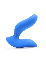 Синий вибромассажер простаты 3,5’’ Curve P-spot Massager - 12 см. - Erokay - во Владикавказе купить с доставкой