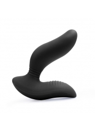 Черный вибромассажер простаты 3,5’’ Curve P-spot Massager - 12 см. - Erokay - во Владикавказе купить с доставкой