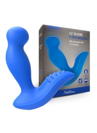 Синий вибромассажер простаты 3,5’’ P-spot Massager - 12,5 см. - Erokay - во Владикавказе купить с доставкой