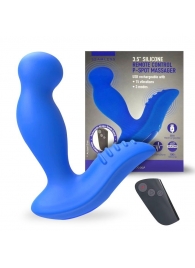 Синий вибромассажер простаты 3,5’’ Remote Control P-spot Massager - 12,5 см. - Erokay - во Владикавказе купить с доставкой