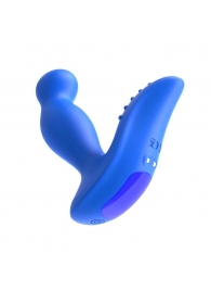 Синий вибромассажер простаты 3,5’’ Remote Control P-spot Massager - 12,5 см. - Erokay - во Владикавказе купить с доставкой