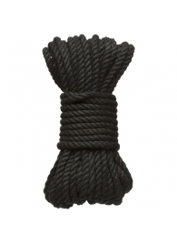 Черная верёвка для связывания и фиксации Bind Tie - 9,14 м. - Doc Johnson - купить с доставкой во Владикавказе