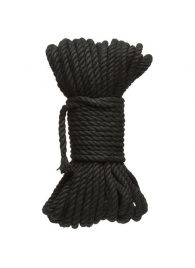 Черная верёвка для связывания и фиксации Bind Tie - 15,24 м. - Doc Johnson - купить с доставкой во Владикавказе