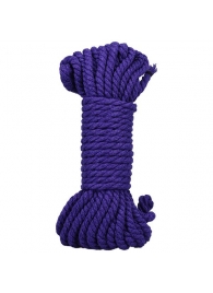 Фиолетовая верёвка для связывания и фиксации Bind Tie - 9,14 м. - Doc Johnson - купить с доставкой во Владикавказе