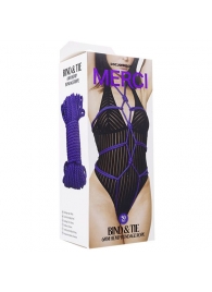Фиолетовая верёвка для связывания и фиксации Bind Tie - 15,24 м. - Doc Johnson - купить с доставкой во Владикавказе