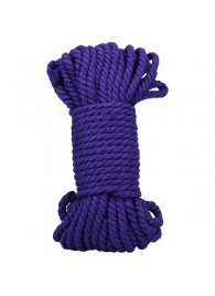 Фиолетовая верёвка для связывания и фиксации Bind Tie - 15,24 м. - Doc Johnson - купить с доставкой во Владикавказе