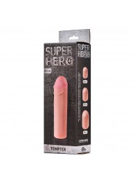 Фаллоудлинитель SUPER HERO Tempter - 16 см. - Lola Games - во Владикавказе купить с доставкой