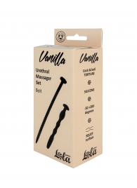 Набор из 2 черных уретральных массажеров Bolt - Lola Games - купить с доставкой во Владикавказе