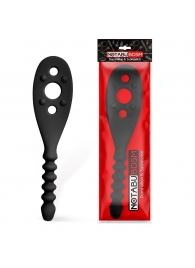 Черная силиконовая шлепалка - 30 см. - Notabu - купить с доставкой во Владикавказе