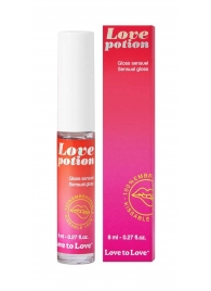 Возбуждающий блеск для губ Love Potion - 8 мл. - Love to Love - купить с доставкой во Владикавказе