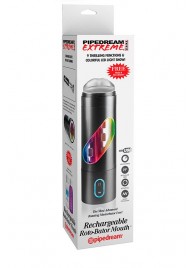 Перезаряжаемый мастурбатор-ротик Extreme Toyz Rechargeable Roto-Bator Mouth - Pipedream - во Владикавказе купить с доставкой