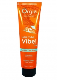 Гель с эффектом вибрации Lube Tube Vibe Low Sex On The Beach - 100 мл. - ORGIE - купить с доставкой во Владикавказе