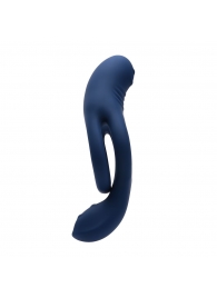 Синее эрекционное виброкольцо с двойным подхватом мошонки Ring Around The Rosy - Zero Tolerance - во Владикавказе купить с доставкой