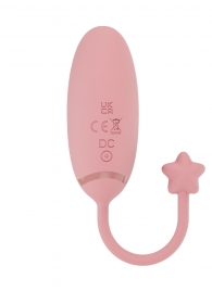 Нежно-розовое виброяйцо с управлением через приложение Diana - Lola Games