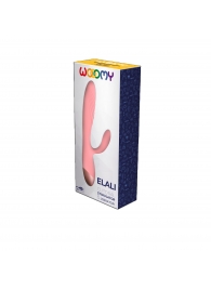 Нежно-розовый вибратор-кролик Elali - 18 см. - Adrien Lastic