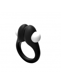 Черное эрекционное кольцо Zippy Vibrating Ring With Bullet - Adrien Lastic - во Владикавказе купить с доставкой