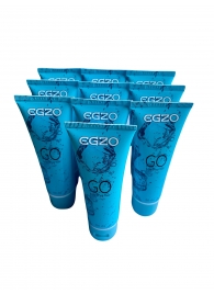 Набор из 10 пролонгирующих лубрикантов на водной основе Egzo Go (по 50 мл.) - EGZO - купить с доставкой во Владикавказе