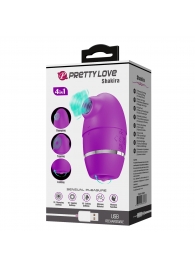 Лиловый стимулятор клитора 4-в-1 Shakira - Baile