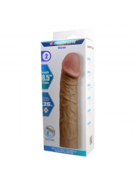 Телесная насадка на пенис Derek - 21,5 см. - Baile - во Владикавказе купить с доставкой