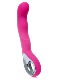 Розовый вибратор для массажа точки G - 20 см. - Boys of Toys