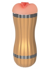 Мастурбатор-вагина с вибрацией в колбе Bevis - Boys of Toys - во Владикавказе купить с доставкой