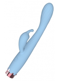 Голубой вибратор-кролик - 17,8 см. - Boys of Toys