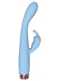 Голубой вибратор-кролик - 17,8 см. - Boys of Toys