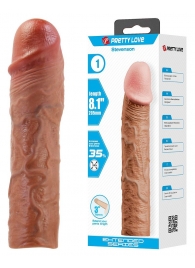 Удлиняющая насадка на пенис Stevenson - 20,5 см. - Baile - во Владикавказе купить с доставкой