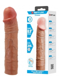 Удлиняющая насадка на пенис Chelsea - 22,5 см. - Baile - во Владикавказе купить с доставкой