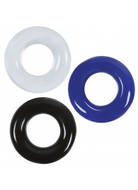 Набор из 3 эрекционных колец без рельефа - Boys of Toys - во Владикавказе купить с доставкой