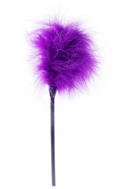 Фиолетовая пуховка для любовных игр - 28 см. - Boys of Toys - купить с доставкой во Владикавказе