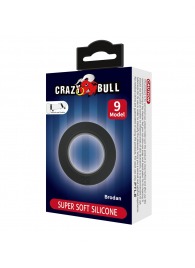 Черное эрекционное кольцо Brodan - Baile - во Владикавказе купить с доставкой