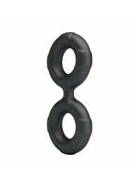 Черное двойное эрекционное кольцо Radwan - Baile - во Владикавказе купить с доставкой