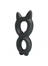 Черное двойное эрекционное кольцо Toran - Baile - во Владикавказе купить с доставкой