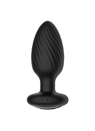 Черная анальная вибровтулка Nexus Tornado Medium с функцией вращения - Nexus Range