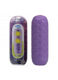 Фиолетовый мастурбатор Venus-X Twin balls - Baile - во Владикавказе купить с доставкой