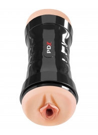 Двусторонний мастурбатор в колбе Super Flip-A-Pussy Over - Pipedream - во Владикавказе купить с доставкой