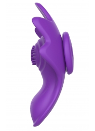 Фиолетовый вибратор в трусики с магнитным держателем - Secwell