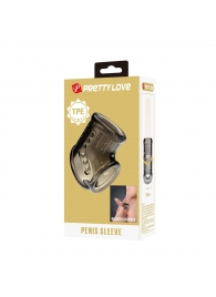 Дымчатая насадка на пенис и мошонку - Baile - во Владикавказе купить с доставкой