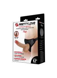 Страпон с универсальным поясом Fogg - 17,5 см. - Baile - купить с доставкой во Владикавказе