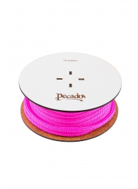 Розовая веревка для шибари на катушке - 10 м. - Pecado - купить с доставкой во Владикавказе