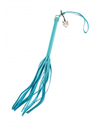 Голубая кожаная плеть - 50 см. - Pecado - купить с доставкой во Владикавказе