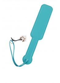 Голубой кожаный пэддл - 37 см. - Pecado - купить с доставкой во Владикавказе