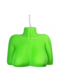 Зеленая сувенирная свеча «Женский силуэт» - Pecado - купить с доставкой во Владикавказе