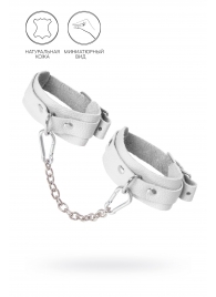 Белые мини-оковы со скруглёнными углами - Pecado - купить с доставкой во Владикавказе