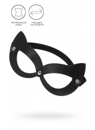 Черная открытая маска с ушками кошки - Pecado - купить с доставкой во Владикавказе