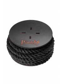 Черная веревка для шибари на катушке - 5 м. - Pecado - купить с доставкой во Владикавказе